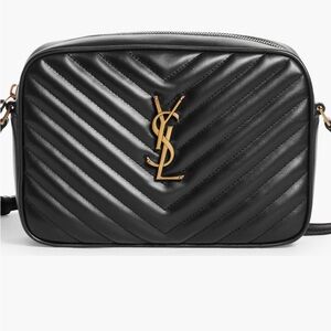Saint Laurent Lou Camera Bag In Black Quilted Leather retails for $1690